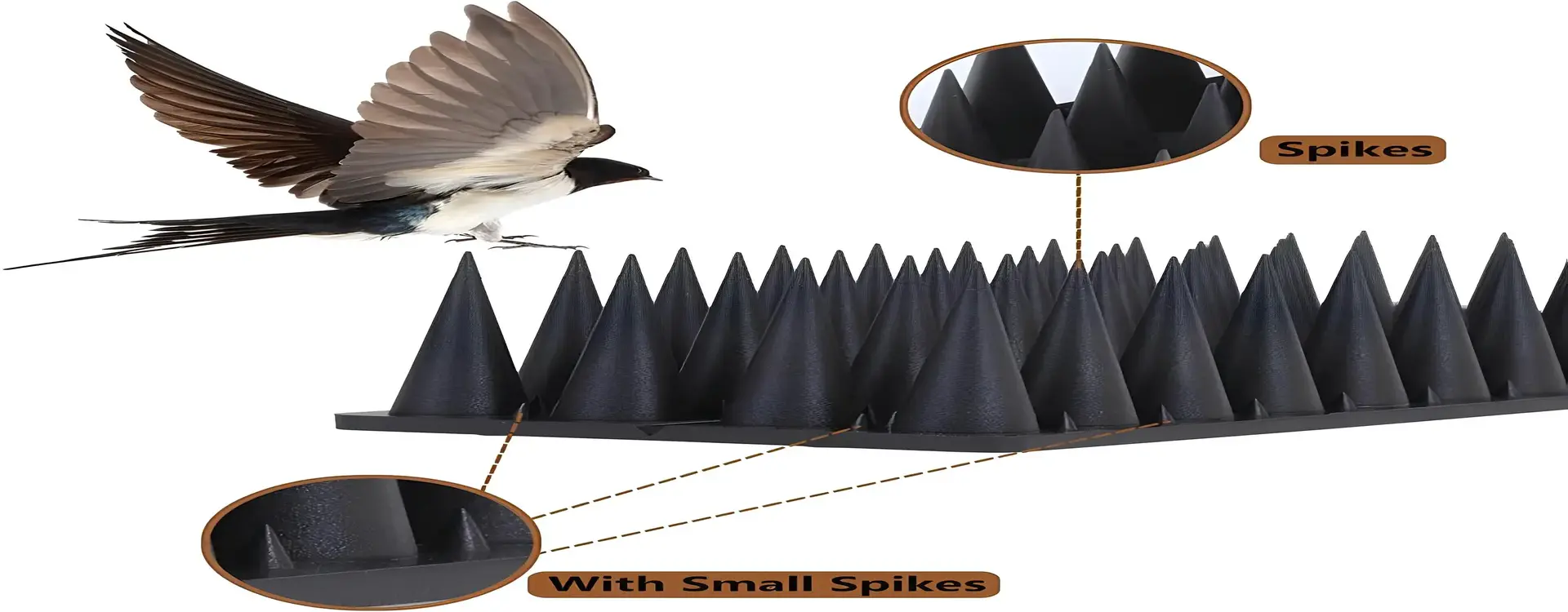 NettyFix Pigeon Spikes and Anti Bird Spikes in Manikonda, Kompally, Jubilee Hills, Banjara Hills, Secunderabad, LB Nagar, Uppal, ECIL, Ameerpet, Miyapur, Kukatpally and Throughout Hyderabad